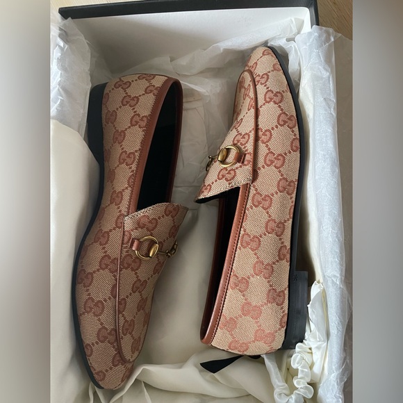 Gucci- GG Jordaan Logo Loafers- NWT - Picture 3 of 6